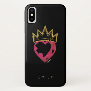 Descendants   Evie   Heart and Crown Logo iPhone X Case