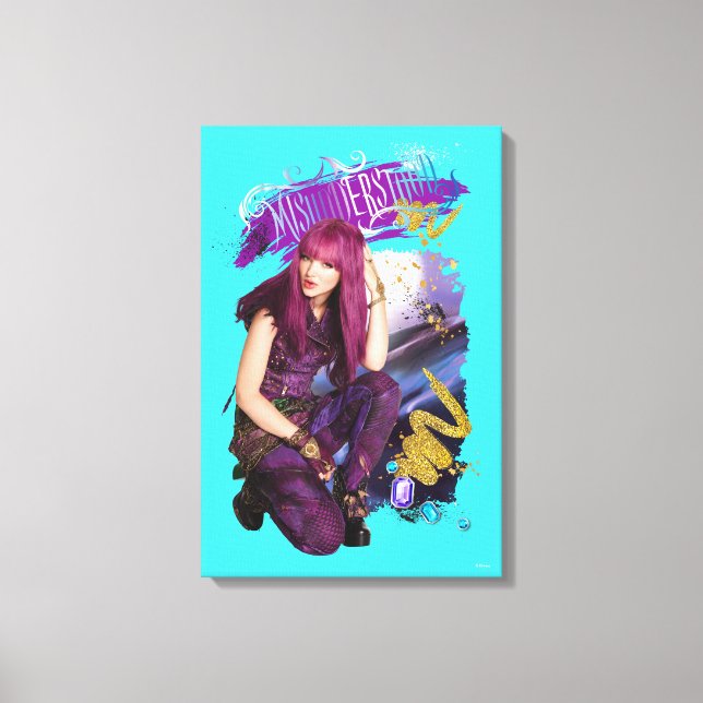 Descendants | Mal | Misunderstood Canvas Print (Front)