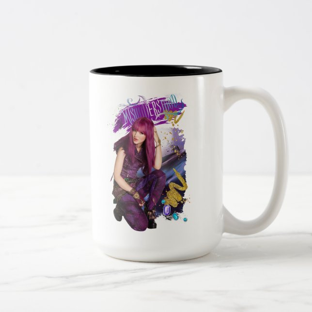 Descendants | Mal | Misunderstood Two-Tone Coffee Mug (Right)