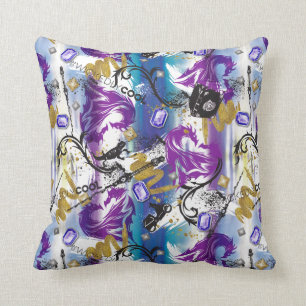 Descendants   Mal   Two-Headed Dragon Pattern Throw Pillow