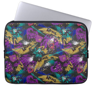Descendants   Rebel Attitude Pattern Laptop Sleeve