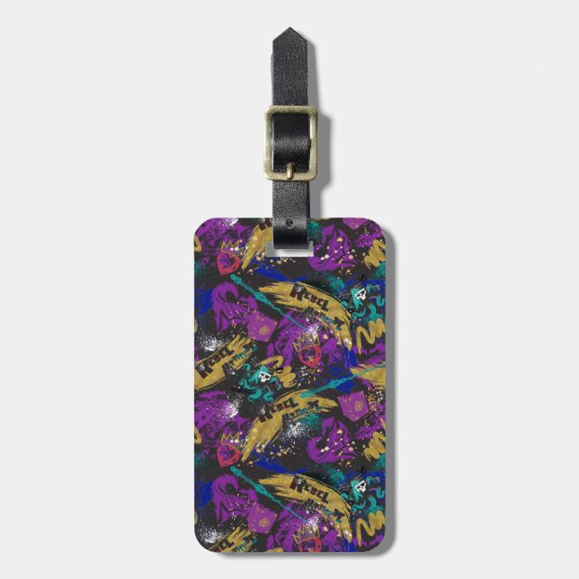 Descendants | Rebel Attitude Pattern Luggage Tag (Front Vertical)