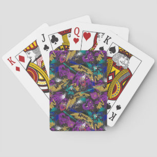 Descendants   Rebel Attitude Pattern Playing Cards