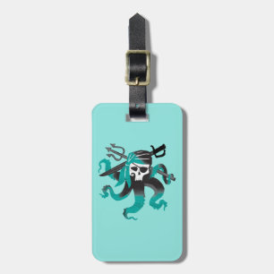 Descendants Uma Pirate Skull Logo Luggage Tag