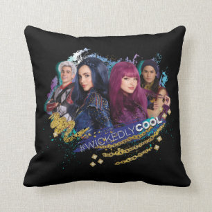 Descendants   Wickedly Cool Best Friends Throw Pillow