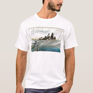 Descending Geese at Haneda, c. 1837-38. JAPAN. T-Shirt