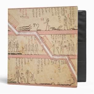 Descent of the sarcophagus into the tomb binder