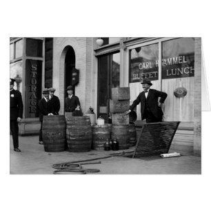 Descente dans la contrebande d'alcool, 1923