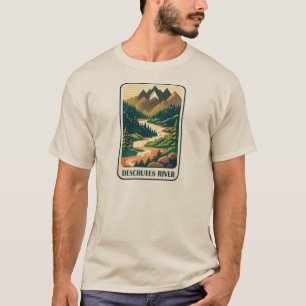 Deschutes River Oregon Colours T-Shirt
