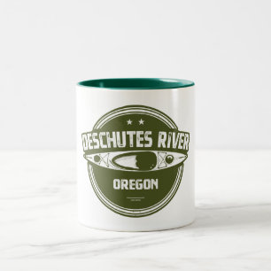 Deschutes River, Oregon Two-Tone Coffee Mug
