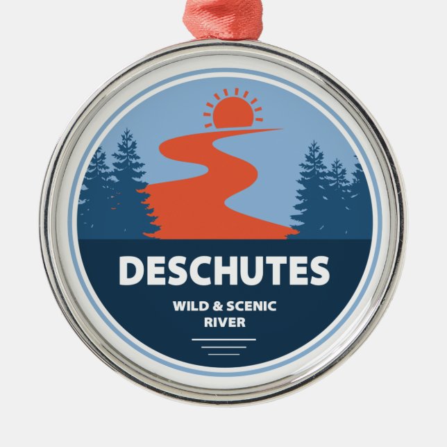 Deschutes Wild And Scenic River, Oregon Metal Ornament (Front)