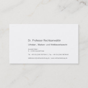 Descreet Pattern Black REd Yellow German Business Card
