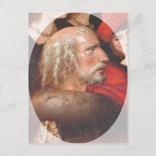 Description Painting of Christopher Columbus. The Postcard