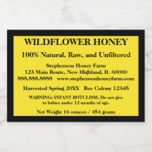 Descriptive Honey Jar (Version 5)