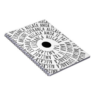 Desejos de Natal - Amor Fé Esperança Notebook