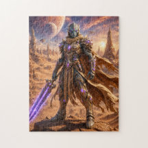 Desert Alien Warrior Puzzle