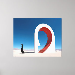 Desert Arcana: Genesis of the Infinite Canvas Print