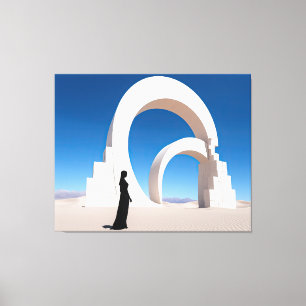 Desert Arcana: Monoliths of Memory Canvas Print