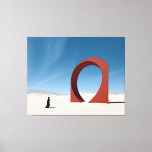 Desert Arcana: Solitude of the Sentinel Canvas Print