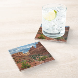 Desert   Arches National Park, Utah Glass Coaster