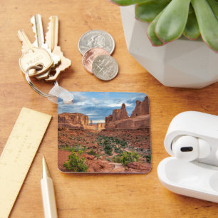 Desert   Arches National Park, Utah Keychain