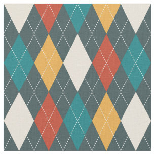 Desert Argyle Fabric