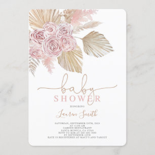 Desert baby shower invitation