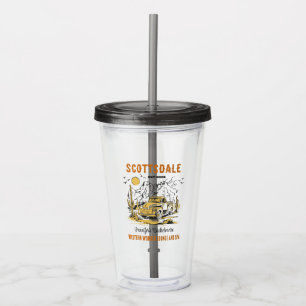 Desert Bachelorette Party Girls Weekend Custom Acrylic Tumbler