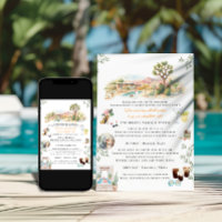 Desert Bachelorette Weekend Itinerary Invitation