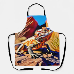 Desert Bearded Dragon Apron