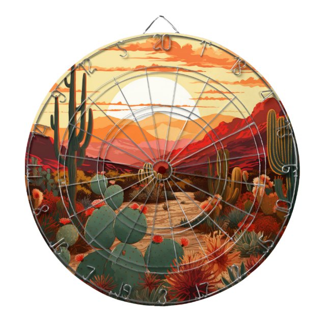  Desert Beauty #1 Poster Dartboard (Front)