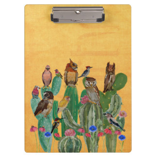 DESERT BIRDS CLIPBOARD