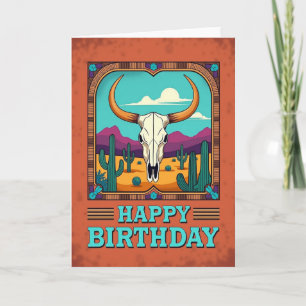Desert Birthday Graphic Card