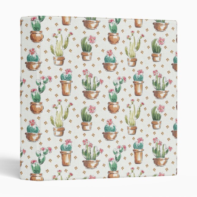 Desert Bloom Step | Blossom Pattern Binder (Front/Spine)