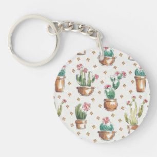 Desert Bloom Step Blossom Pattern Keychain