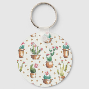 Desert Bloom Step   Blossom Pattern Keychain