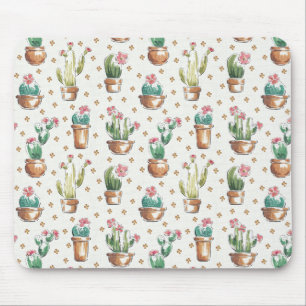 Desert Bloom Step   Blossom Pattern Mouse Pad