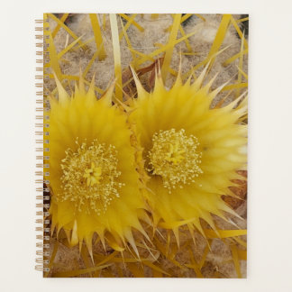 Desert Bloom Vibrant Cactus Flowers  Planner