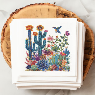 Desert Blooms Blossom Oasis Napkin