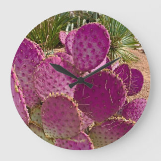 Desert Blooms Large Clock