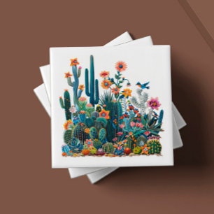 Desert Blooms Lush Mirage Tile