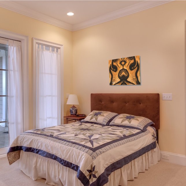 Desert Brown Abstract  On Stretched Canvas Print (Creator Uploaded)