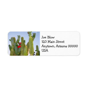 Desert Cactus Address Labels
