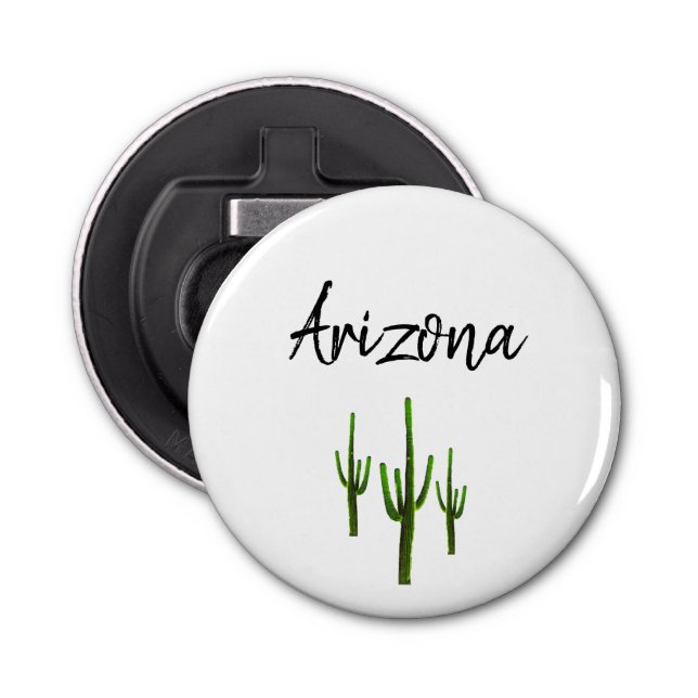 Desert Cactus Arziona   Bottle Opener (Front)