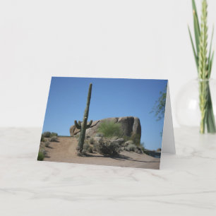 Desert Cactus Card