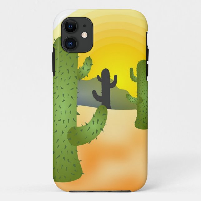 Desert Cactus Case-Mate iPhone Case (Back)