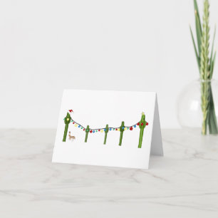 Desert Cactus Christmas Card