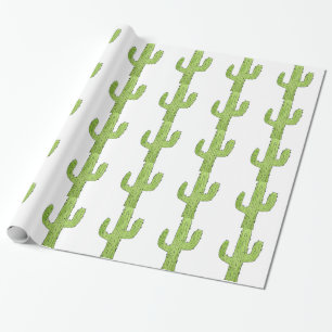 Desert Cactus Design Wrapping Paper