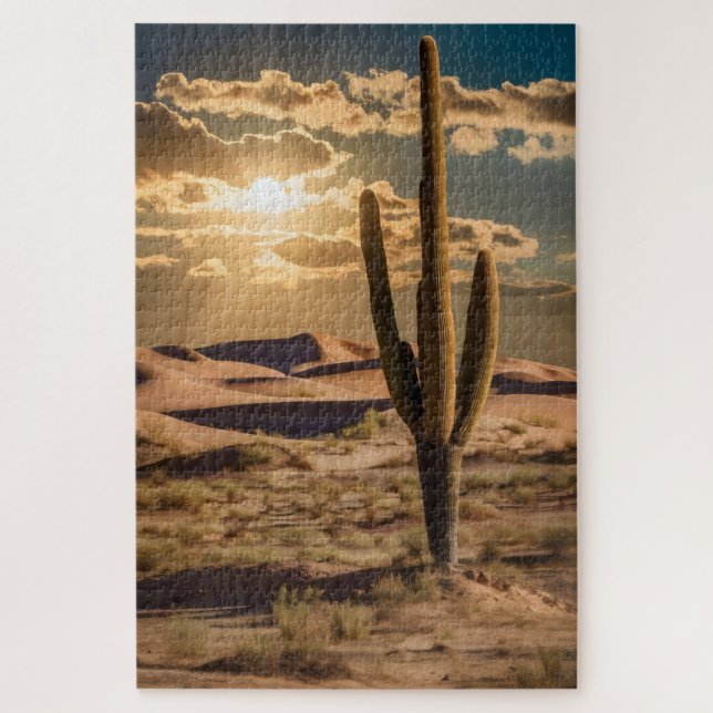 Desert Cactus Jigsaw Puzzle (Vertical)