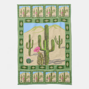 Desert Cactus kitchen towel